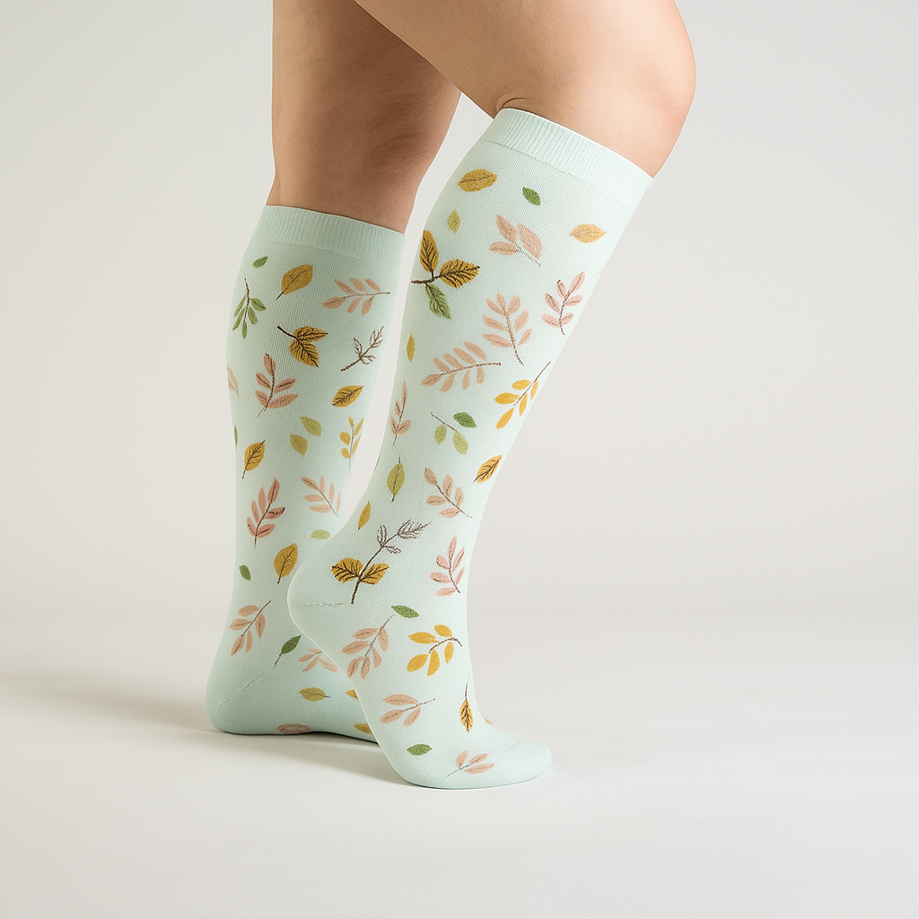 Natur støttestrømper – 5-pakning
